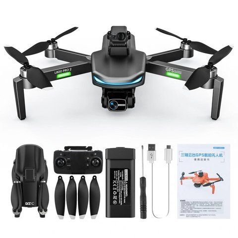Квадрокоптер дрон з камерою LYZRC L800 PRO 3-осьовий підвіс 4K HD, GPS, FPV до 1200 м, 26 м. польоту + L800 фото