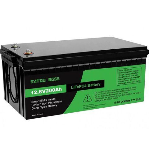 Акумулятор DATOU BOSS LiFePO4 12 V / 200 Ah (2560 Wh) D200 фото