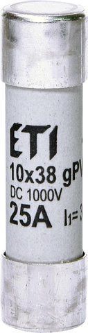 Запобіжник CH 10×38 gPV 25A 1000V (30kA) 2115190 фото