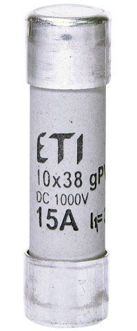 Запобіжник CH 10×38 gPV 15A 1500V (10kA) 2114514 фото