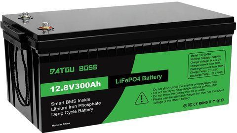 Акумулятор DATOU BOSS LiFePO4 12 V / 300 Ah (3840 Wh) для систем резервного живлення (UPS) вдома 17110 фото
