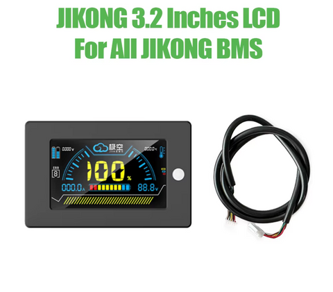 Екран Jikong 3.2" LCD для JK BMS &ndash; дисплей моніторингу акумулятора LiFePO4 JKBMS 3,2" фото