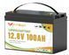 Акумулятор FLYFOREE LiFePO4 12 V / 100 Ah (1280 Wh) з Bluetooth для систем безперебійного живлення (UPS) вдома 17111 фото 2