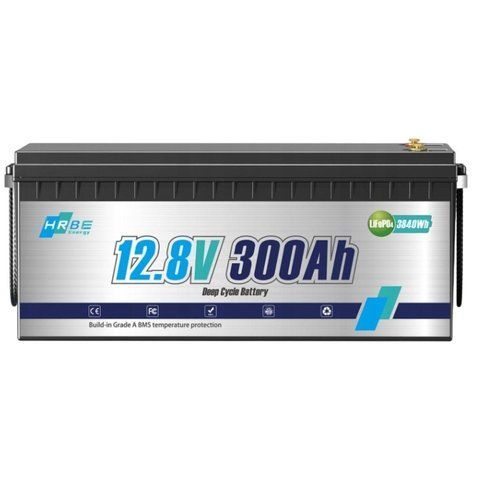 Акумулятор LiFePO4 12,8 V 300 Ah (3,84 кВт&middot;год) HRBEnergyс BMS для систем резервного живлення 17120 фото