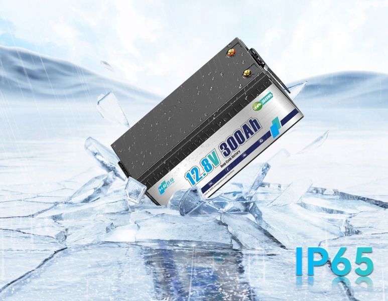Акумулятор LiFePO4 12,8 V 300 Ah (3,84 кВт&middot;год) HRBEnergyс BMS для систем резервного живлення 17120 фото