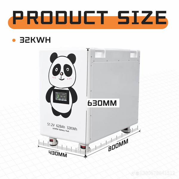 Акумуляторна батарея Braun 32 кВт&middot;год Power Panda 51.2V 628Ah 2375875 фото