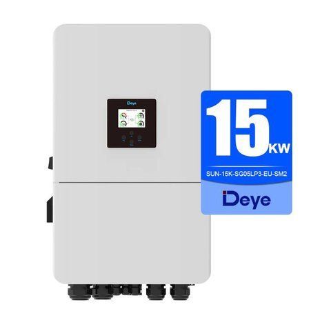 Гібридний інвертор DEYE 15 кВт 3-фази SUN-15K-SG05LP3-EU-SM2 | 48V | 2 MPPT | Wi-Fi | IP65 D.SUN15K фото