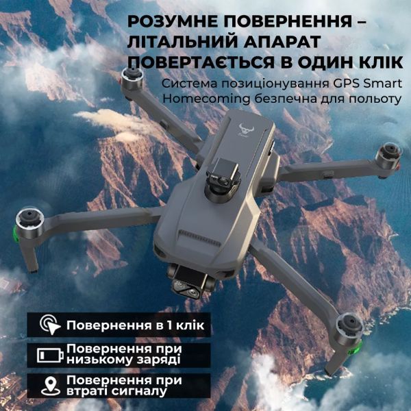 Професійний квадрокоптер ZLL SG909 MAX 4K з 3-осьовим підвісом і пультом з екраном SG909MAX фото