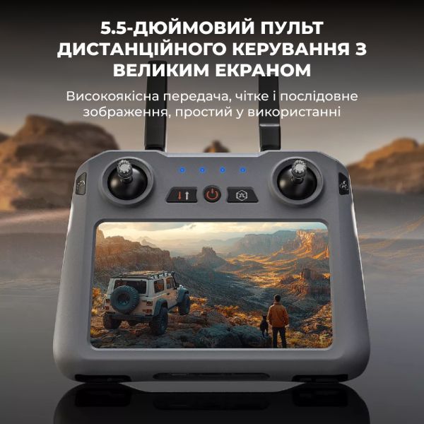 Професійний квадрокоптер ZLL SG909 MAX 4K з 3-осьовим підвісом і пультом з екраном SG909MAX фото