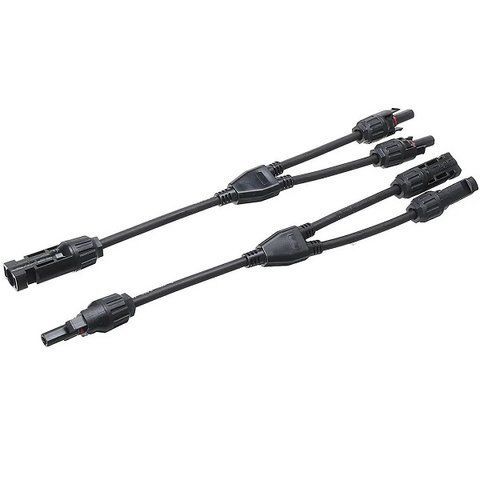 MC4 Y-Branch Connector 1 на 2 (пара) для сонячних панелей 1000V IP67 19,9994 фото