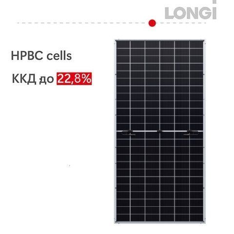 Сонячна батарея 615Вт /Solar PV panel 615W, BIFACIAL Hi-MO 7, LR7-72HGD-615M, LONGi 19,9003 фото
