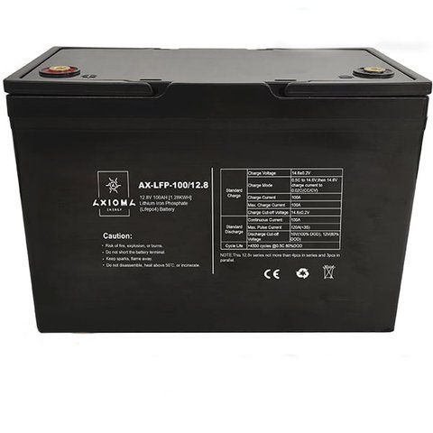 Акумулятор літієвий LiFePo4 12.8В 100A, AX-LFP-100/12.8, AXIOMA energy 87,048 фото