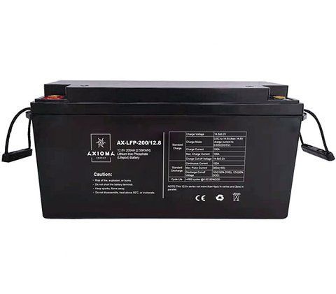 Акумулятор літієвий LiFePo4 12.8В 200A, AX-LFP-200/12.8, AXIOMA energy 87,049 фото