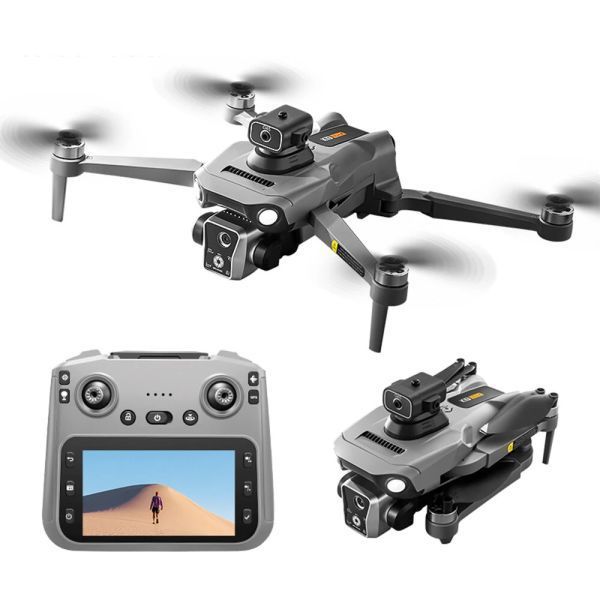 Квадрокоптер K19 MAX з GPS, пульт з екраном 5.9&Prime;, Wi-Fi FPV, безщіткові мотори, дальність до 1200 м, до 20 хв польоту, кейс K19MAX фото