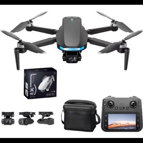 Квадрокоптер S-X1 Max з GPS і 4K камерою, пульт з екраном, EIS, 5G Wi-Fi, до 3 км SX1 фото