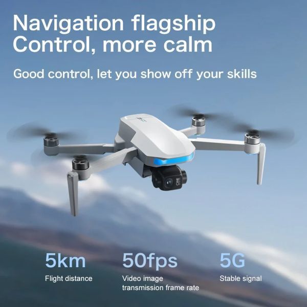 Квадрокоптер S-X1 Max з GPS і 4K камерою, пульт з екраном, EIS, 5G Wi-Fi, до 3 км SX1 фото