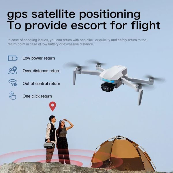 Квадрокоптер S-X1 Max з GPS і 4K камерою, пульт з екраном, EIS, 5G Wi-Fi, до 3 км SX1 фото