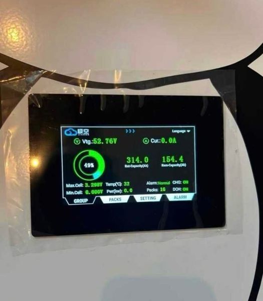 Акумулятор LiFePO4 Braun Power 16 кВт&middot;год (51.2V 314Ah) JK BMS 200A Active Balance, сенсорний дисплей V19, гарантія 3 роки Braun_Panda_2026 фото