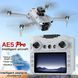 Квадрокоптер AE5 PRO з пультом і екраном FPV дрон з камерою 1 акумулятор AE5PRO фото 4