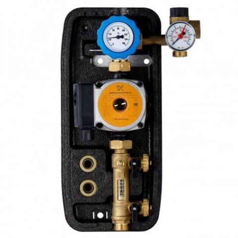 Однолінійна сонячна станція, 3/4″ НР, 6 бар, 2-12 л/хв, GRUNDFOS SOLAR 25-65 110538 фото