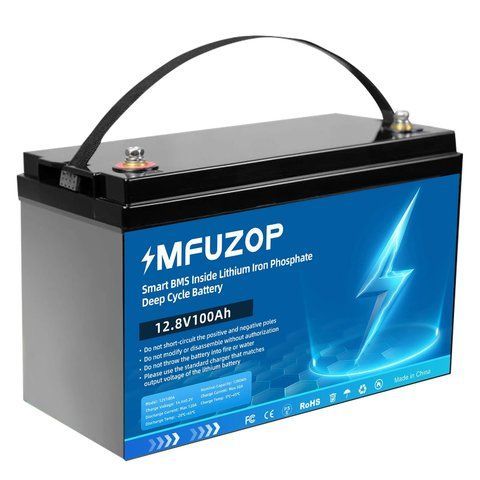 LiFePO4 12V 100Ah Акумулятор MFUZOP 1280Wh, 100A, BMS 17090 фото