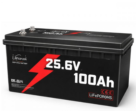 LiFePO4 акумулятор Idzlldi 24V 100Ah з BMS для резервного живлення будинку та квартири 30487 фото