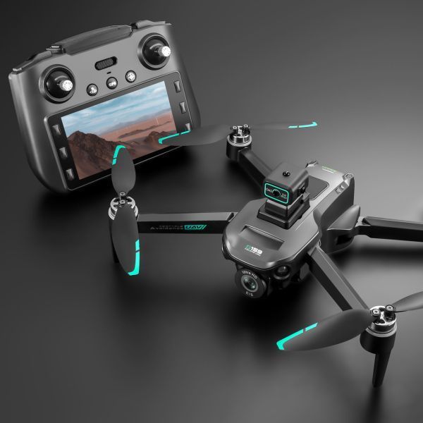 Квадрокоптер з РК-дисплеєм S159 дрон із камерою 4K, HD ESC, FPV, GPS до 1000 км. 20 хв. польоту + кейс S159 фото