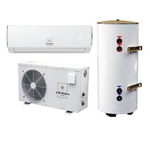 Тепловий насос-бойлер + Кондиціонер STREET-WALL-COND-100-3, AXIOMA energy 520,6 фото